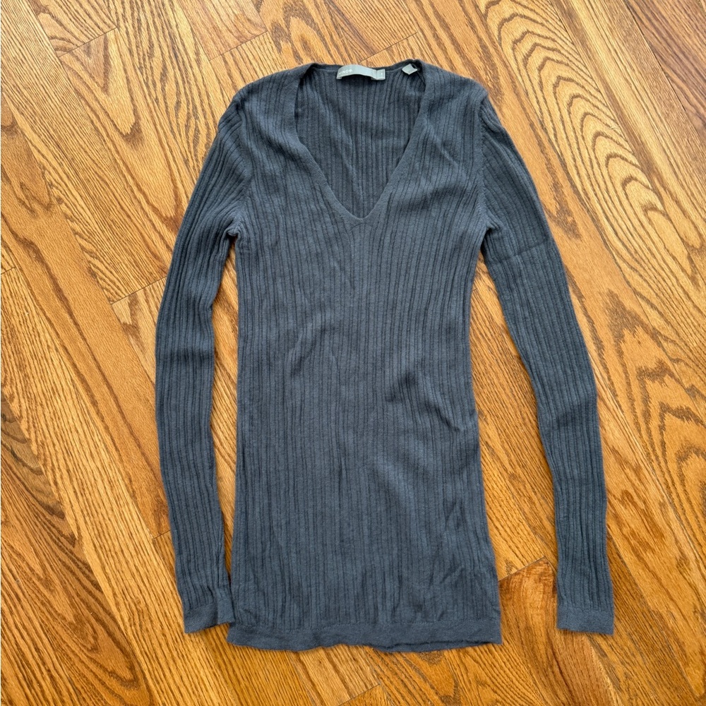 Vince Ribbed Cashmere Sweater